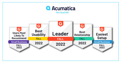 Acumatica Achieves Top Customer Rankings in the G2 Fall 2022 Reports