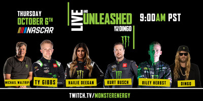 Monster Energy to Host Epic NASCAR Simulation Driving Competition On The Latest Episode Of 