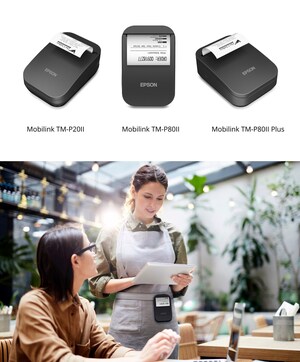 Epson Introduces New Compact, Modern and Rugged Mobilink Portable Wireless Receipt Printers