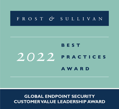 2022 Global Endpoint Security Customer Value Leadership Award