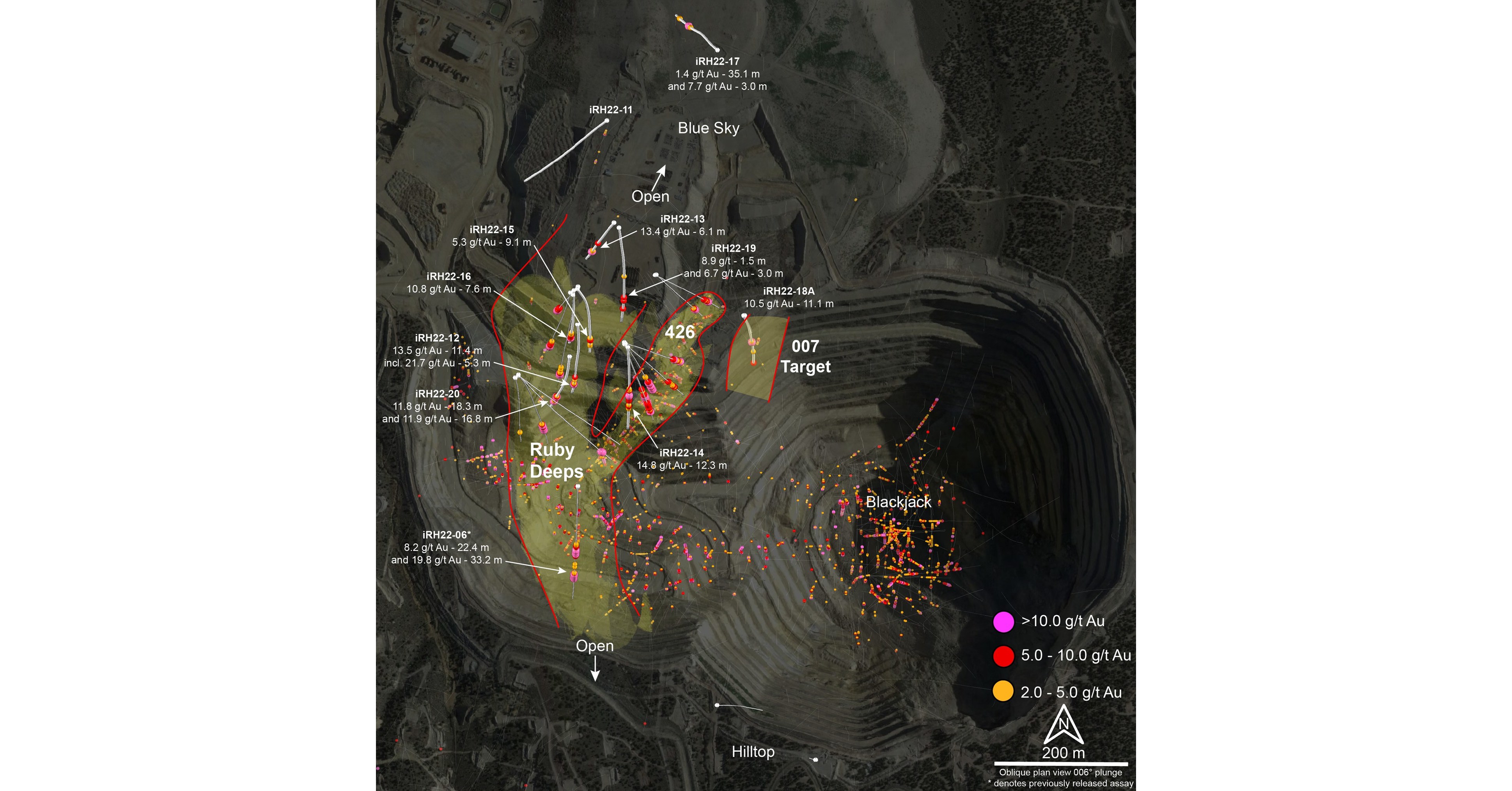i-80 Gold Discovers New Gold High-Grade Zone and Expands Mineralization at Ruby Hill