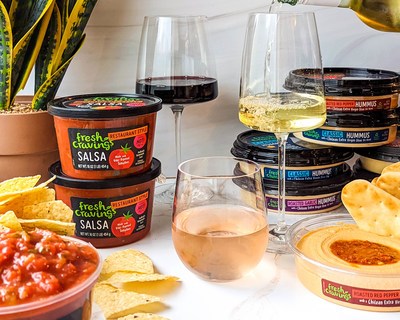 Fresh Cravings, the family-owned snacking brand known for its chilled salsas, hummus, plant-based and creamy dips, and leading sommelier and lifestyle expert Sarah Tracey, are hosting Dips & Sips Wine Wednesday events. Posting on Fresh Cravings’ (@FreshCravingsSalsa) and Sarah Tracey’s (@TheLushLife) Instagram pages at 8 p.m. EST / 5 p.m. PST on Oct. 12 and 26, Nov. 9, and Dec. 7, shopping lists will be posted a few days prior for those who would like to follow along and #SipWithUs.