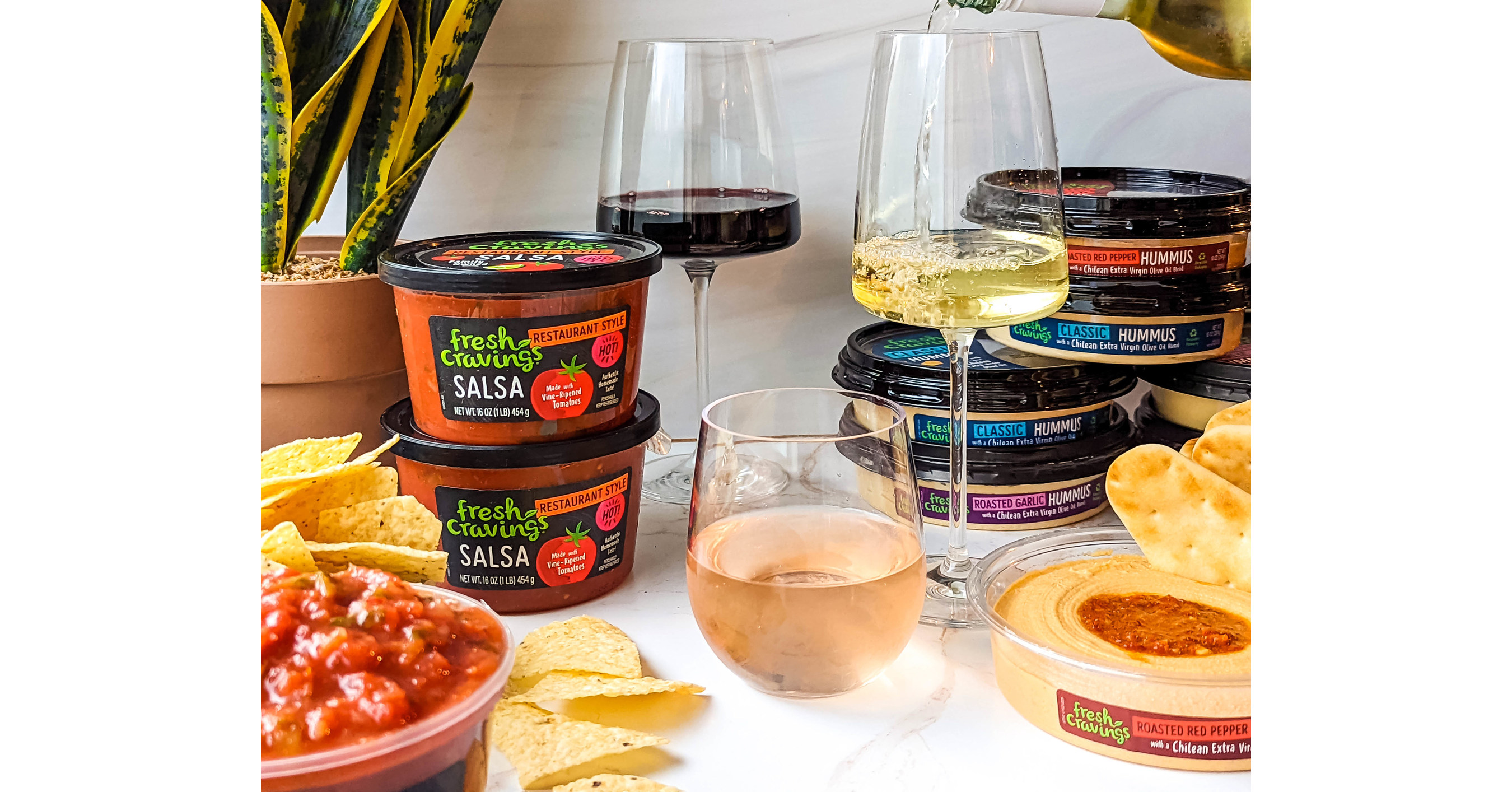 Fresh Cravings Launches Dips & Sips Wine Wednesday Series with Sommelier Sarah Tracey's Fall and Holiday Pairings