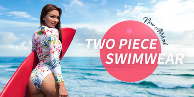 Attraco launches rash guard swimsuits with solid colors, stripes, florals, and bold and unique patterns.