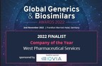 West Announced as Company of the Year Finalist for Global Generics and Biosimilar Awards 2022