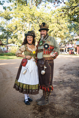 The King and Queen invite you to the grand opening of the 48th Season of the Texas Renaissance Festival! Oktoberfest kicks off on Saturday, October 8 and Sunday, October 9th!