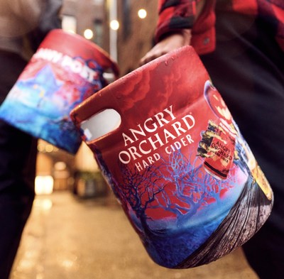 Angry Orchard Hard Cider launches limited-edition mini kegs for Halloween.