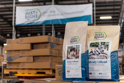 This expansion brings the preparation and packaging of Just Right, Purina’s first personalized dog food brand, to Clinton. All blends are 100 percent complete and balanced, prepared and packaged exclusively in Clinton.