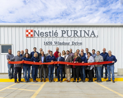 Purina gathered with the community Oct. 5 to celebrate the completion of a significant expansion at its Clinton factory.