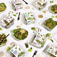 Fifth Season's full lineup of salad kits in their updated packaging. Fifth Season's full lineup of salad kits in their updated packaging.