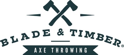 Blade & Timber creates extraordinary shared experiences in axe throwing, beers and bullseyes. (PRNewsfoto/Swell Spark)