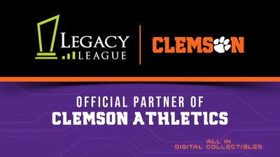 Legacy League, Official Digital Collectibles Partner of Clemson Athletics