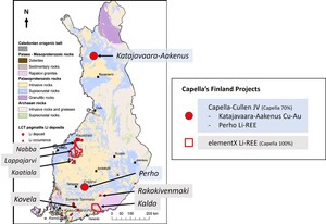 Capella Expands Battery Metal Focus with Acquisition of Lithium and REE Project Portfolio in Finland