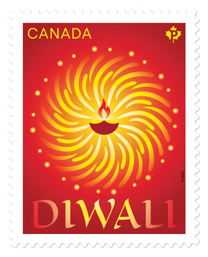 Postes Canada souligne l'arrivée de Diwali avec un nouveau timbre lumineux