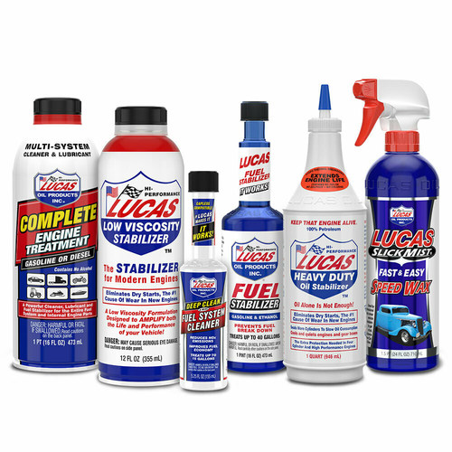 Supercars, motorcycles, hot rods, and even lawnmowers have engine oil systems, fuel systems, transmissions, and other components that require winterization and follow a few simple preparation steps with the help of Lucas products. Oil will ensure those prized possessions are ready to go next spring.