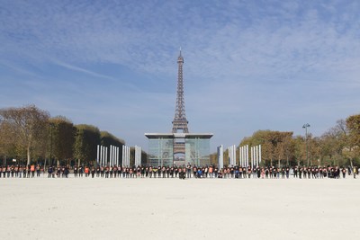 Communities around the world are gathering for A21's Walk For Freedom to bring awareness and action to the injustices of human trafficking. Pictured here: Paris