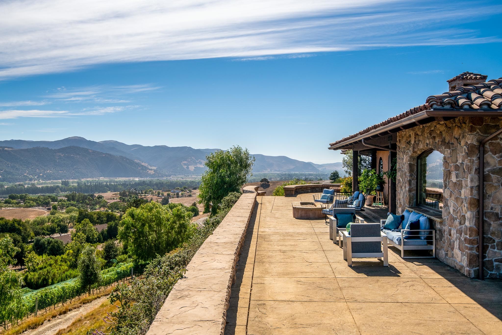 Fergie lists her luxurious Solvang Estate with sweeping Valley vistas and Syrah vineyard