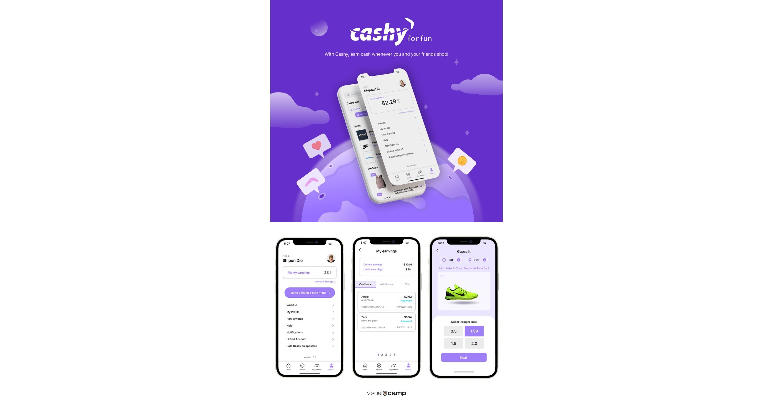 Leading eyetracking technology startup VisualCamp launches cashback