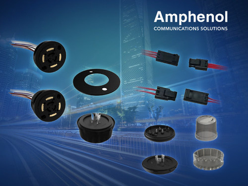 Amphenol is a key provider of lighting connectors compliant with the two dominant standards bodies, NEMA/ANSI and Zhaga, and are used in various lighting applications including exterior lighting, street and area lighting, and interior lighting. These smart lighting connectors support control protocols such as Ethernet and DALI, are PoE (Power over Ethernet) and Cat5E capable, and in some cases are designed to withstand harsh environments with IP66 sealing.