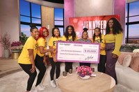 AUNT JACKIE'S SURPRISES FISK UNIVERSITY WOMEN'S GYMNASTICS TEAM WITH $25,000