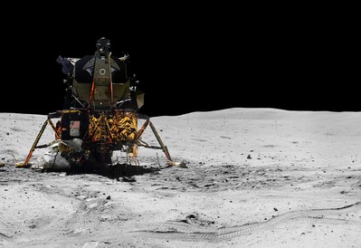 The traveling exhibition "Apollo: When We Went to the Moon" opens at the Denver Museum of Nature & Science on Oct. 21, 2022. Photo courtesy of Flying Fish.