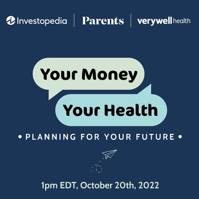 Your Money, Your Health: Planning For Your Future will begin at 1 p.m. EDT on Thursday, Oct. 20, 2022.