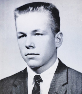 K. Barry Sharpless in his 1959 FCS yearbook portrait