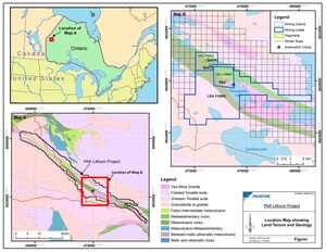 FRONTIER INTERSECTS 326.6M OF PEGMATITE AVERAGING 1.92% Li2O, INCLUDING A 50M ZONE OF 2.98% Li2O