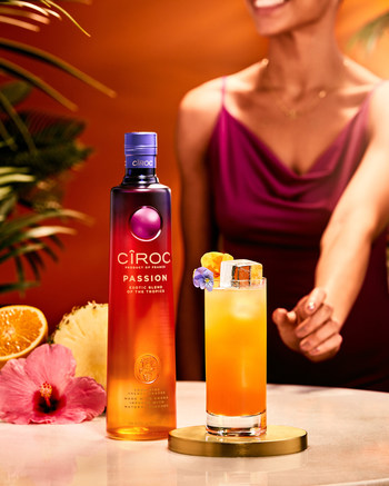 Lifestyle shot of CÎROC Passion Tropics