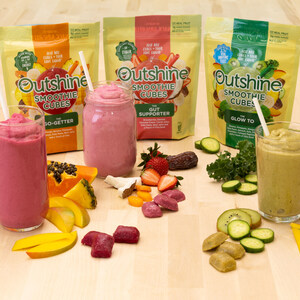 OUTSHINE® Launches Smoothie Cubes, An All-New, Blender-Free Snack Made with B Vitamins, Fiber and Vital Proteins® Collagen Peptides