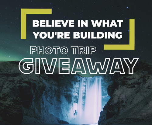 Believe in what you're building giveaway