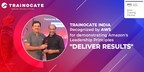 Trainocate India: Recognized by AWS for demonstrating Amazon's Leadership Principles - 'Deliver Results'