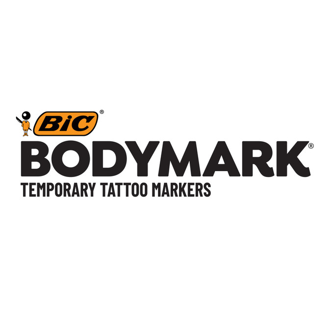 BIC BodyMark Temporary Tattoo Marker, Old School, Belgium