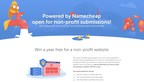 Namecheap Announces Free Sponsorship Offer for Non-Profit Organizations in Celebration of Its 22nd Birthday