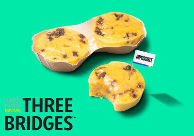 Introducing new Three Bridges Cheese & Impossible Egg Bites – the first-ever egg bites made with Impossible Meat Made From Plants.