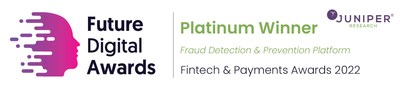 Vesta Wins Juniper's Platinum Future Digital Award for Fraud Detection and Prevention Platform