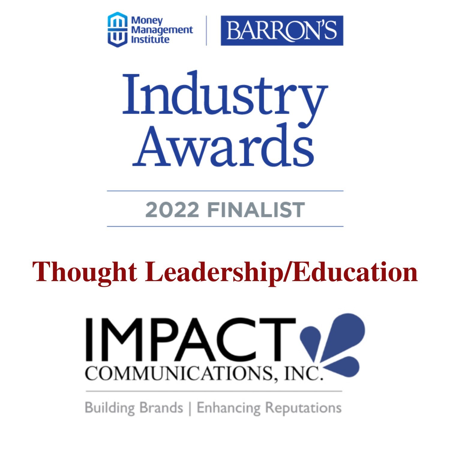Impact Communications Recognized by MMI/Barron's in Annual Awards