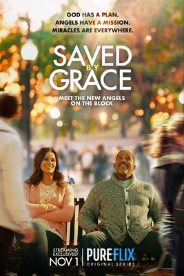 Saved By Grace streams exclusively on Pure Flix starting November 1st.