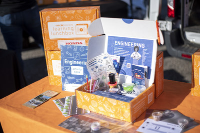 Honda and COSI collaborated on the new Engineering Learning Lunchbox, which contains 10 hours of STEAM content and provides five engineering-focused learning activities that showcase the diversity of STEAM careers at Honda.