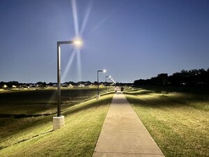 Finally, A Solution For Houston' Retention Ponds To Become Safer: Solar Powered Streetlights
