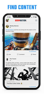 BoomNation recently rolled out a new version of its app with a more user-friendly experience and new features and capabilities. The app community is known for connecting tradespeople with employers who are looking for a better way to engage with and hire qualified skilled workers, share content and enhance project communications.