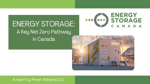 Energy Storage: A Key Pathway to Net Zero for Canada (CNW Group/Energy Storage Canada)