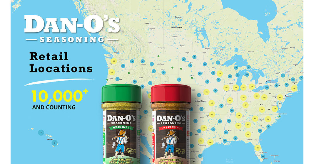 Reaching New Heights! Dan-O's Seasoning Enters its 10,000th Retail Store