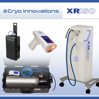 XR ISO localized cryotherapy unit from leading manufacturer Cryo Innovations features revolutionary technology and unmatched safety. Top of the line design and function, the XR ISO is versatile and portable with optional Pelican carrying case.