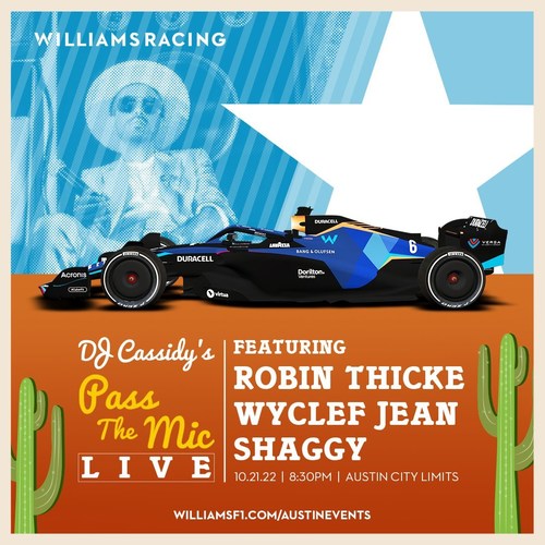 Williams Racing Presents DJ Cassidy's Pass The Mic Live