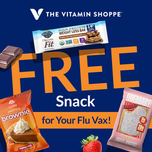 The Vitamin Shoppe Launches "Snax for Vax" Campaign with Free Giveaway of Healthy Snacks to Anyone Receiving a Flu Vaccine this Season