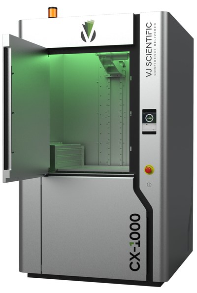 CX-1000 provides patent-pending X-ray technology for the cannabis industry that gives cultivators the most effective processing solutions to safely clean cannabis by the remediation of microbiological growth on cannabis flower.