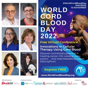 Discover Medical Advances in Cellular Therapy Research Using Cord Blood for Cancer, HIV, Cerebral Palsy and Autism During World Cord Blood Day 2022
