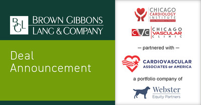 Brown Gibbons Lang & Company (BGL) is pleased to announce a new partnership between Chicago Cardiology Institute (CCI), a nationally recognized cardiology practice, and Cardiovascular Associates of America (CVAUSA), a comprehensive physician management services organization. BGL’s Healthcare & Life Sciences investment banking team initiated the transaction and served as the exclusive financial advisor to CCI. The specific terms of the transaction were not disclosed.