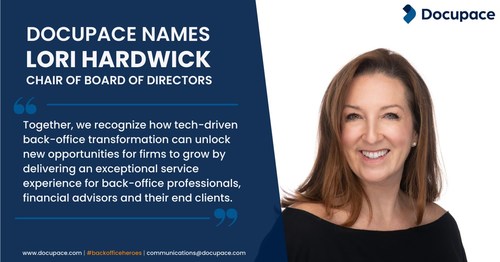 Docupace welcomes Lori Hardwick to Board of Directors Docupace welcomes Lori Hardwick to Board of Directors
